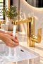 Gold Silva 360-Degree Swivel Spout Faucet, Gold-Colored Luxury Bathroom Faucet. - 8