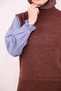 36036 Women's Sweater with Detailed Shirt Design - 5