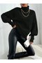 Pulover, negru - 6