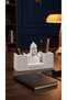 Fatih Sultan Mehmed Bust Desk Organizer with Dual Compartments, Made of Pla Bio-Plastic, for Desk Organization and as a Prestigious Office Gift. - 6
