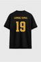 Lamine Yamal Spain Front and Back Printed Design Unisex Black T-Shirt. - 2