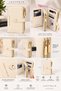 Imported Luxury Women's Double-Layer, Snap-Fastened, Multi-Compartment Wallet and Card Holder - 5