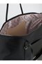 Black Shk357 Large Capacity, Shoulder Strap, Zippered, Everyday Shopper Bag. - 7