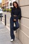 Women's Comfortable Fit Premium Navy Blue Coat - 3