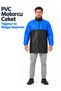 Windproof and Waterproof Seamless Pvc Motorcycle Jacket/Raincoat. - 4