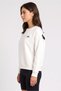 Women Sportswear Fit Long Sleeve Outdoor Sweatshirt, Beige - 3