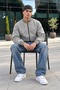 Men's Premium Stone Raincoat with Zipper - 5