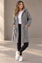 Women's Welsoft Zippered Hooded Long Fleece Cardigan - 4