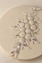 Beaded Applique with Leaf and Flower Motifs