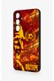Samsung S24Fe Compatible Göztepe-Themed Patterned Silicone Case. - 4
