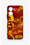 Vivo Y16 Compatible Göztepe-Themed Patterned Silicone Case. - 2