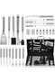 26-Piece BBQ Grill Accessories Set | Ultimate Grilling Tools for Men - Heavy Duty Stainless Steel