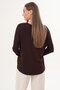 Women's V-Neck Long Sleeve Loose Blouse Cty-Şml-265382 - 5
