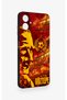 Samsung A06 Compatible Silicone Case with a Göztepe-Themed Pattern. - 3