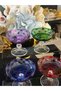 Bohemia Crystal Special Design Hand Cut Colored Coffee Side Serving Plate 6 Pieces - 2