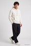 Ecru Standard Fit Basic Men's Sweatshirt - 88513 - 3