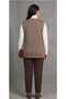 Women's Sleeveless Knit Vest with Pockets - 3