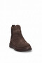 26Ksrrz999 Women's Genuine Leather Chelsea Boots with Fur Lining, Brown. - 2