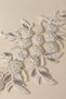 Beaded Applique with Leaf and Flower Motifs - 2