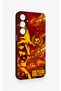 Samsung A55 Compatible Göztepe-Themed Patterned Silicone Case. - 3