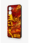 Vivo Y16 Compatible Göztepe-Themed Patterned Silicone Case. - 4