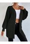 Cardigan, negru - 4