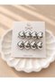 Figured Women's Snap Buckle 2-Piece Set |   Stylish Hair Accessory with a Shiny Design. - 5