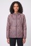 Women Sportswear Fit Long Sleeve Outdoor Windbreaker Jacket, Mauve