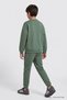 Light Green Standard Fit Printed Boys' Tracksuit - 11320 - 5