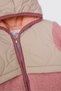 Unisex Baby/Child Hooded Plush Pink Coat - 3