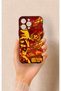 iPhone 13 Pro Max Compatible Silicone Case with a Göztepe-Themed Pattern.