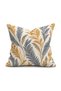 Digitally Printed Avena Leaf Pattern Square Cushion Cover, 43 X 43 Cm, Double-Sided Cushion Cover, 1 Piece. - 2