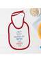 BK Kids "Dad Tells a Story" Design Red Baby Bodysuit and Bib Gift Set-1, 0-3 Months - 3