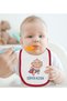 BK Kids "Super Girl" Design Red Baby Bodysuit and Bib Gift Set - 1 en126256 - 3