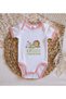 BK Kids "I Want an Episode" Printed Pink Baby Bodysuit-2, 0-3 Months - 3