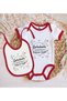 Bk Kids Red Baby Bodysuit and Bib Gift Set with a Unique Design - 1, for Ages 12-18 Months. - 2