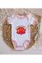 BK Kids "My Hero Dad" Design Pink Baby Bodysuit-1, 3–6 Months - 3