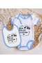 BK Kids "I'm Going to Be a Police Officer" Blue Baby Bodysuit and Bib Gift Set-1, 12–18 months - 2