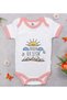 BK Kids "My Mom Is My Everything" Printed Pink Baby Bodysuit-1, 0–3 Months