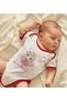 Bk Kids Little Princess Design Red Baby Bodysuit - 1, 0-3 Months. - 5
