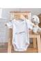 Bk Kids Atatürk-Themed White Baby Bodysuit and Bib Gift Set - 29, for Ages 0-3 Months. - 5