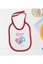BK Kids Queen-Designed Red Baby Bodysuit and Bib Gift Set-1, 12–18 Months - 3
