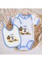 Bk Kids Circumcision-Themed Blue Baby Bodysuit and Bib Gift Set - 4, for Ages 12-18 Months. - 2