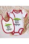 BK Kids "Take Me to the Mountain Pasture" Design Red Baby Bodysuit and Bib Gift Set-1, 0-3 Months - 2