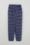 Boys' Pajama Set, Modern Square & Camouflage Pattern, Ages 4-8, Purple-Blue. - 5