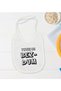 BK Kids Bezdum-Designed White Baby Bodysuit and Bib Gift Set—3, 0–3 Months - 4