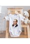 Bk Kids Atatürk-Themed White Baby Bodysuit and Bib Gift Set - 12, for Ages 0-3 Months. - 5