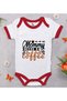 Bk Kids Mommy Needs a Coffee – Red Baby Bodysuit – Size 1, 12-18 Months.