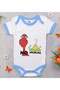 BK Kids "No Problem" Design Blue Baby Bodysuit-1, 12–18 months