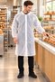 Disposable White Protective Hygiene Apron – Hospital, Laboratory, and Food Production Apron.